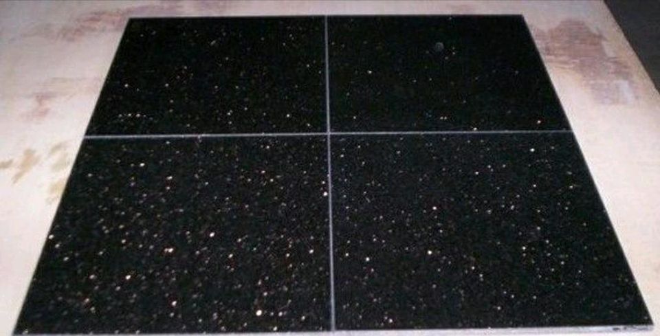 Black Star Galaxy Granitfliesen, Top Premium Qualität61x61x1,5 cm in Essen