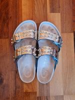 Birkenstock Arizona Kaduna 39 in Silber mit Swarovski Stei Berlin - Zehlendorf Vorschau