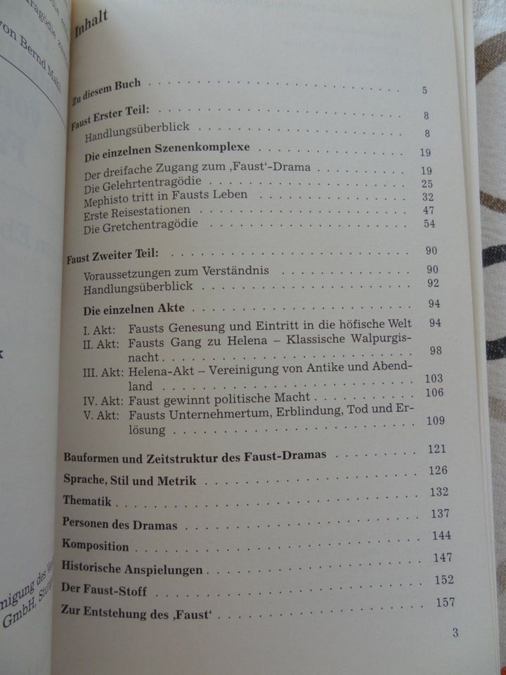 Lektürehilfen Johann Wolfgang von Goethe "Faust" - 1. + 2. Teil in Großheirath
