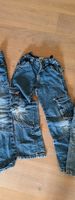 Jeans 122 blau Vertbaudet Cargohose Bayern - Nordendorf Vorschau