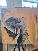 Elefant afrika Struktur 50x50x5 Unikat Acrylbild handgemalt Nordrhein-Westfalen - Sundern (Sauerland) Vorschau