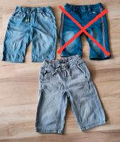 2 kurze Jeans Hosen Shorts S.oliver Gr. 128 Set blau grau Bayern - Bad Rodach Vorschau