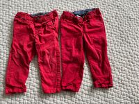 H&M Chinos Gr.80 rot Hose lang 2x Zwillinge Brandenburg - Niedergörsdorf Vorschau