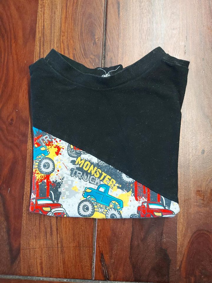 Handmade Selfmade T-Shirt Shirt Jungen Gr.122 Monstertruck in Berlin