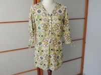 3/4 Arm Tunika Bluse Blumen braun natur gelb Gr. 38 Brandenburg - Paulinenaue Vorschau