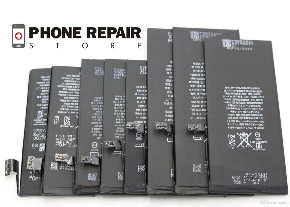 Ddorf- Handy Reparatur iPhone 5s 6s 7+ 8+ Xs Batterie Akku Set in Düsseldorf