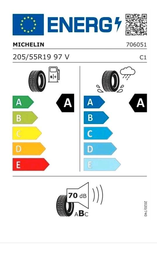 4x 205/55 R19 97V XL MICHELIN e.PRIMACY Sommerreifen in Uelversheim