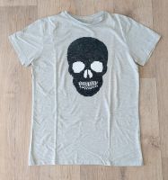 Primark - T - Shirt - mit Totenkopf/ Wendepailletten - Gr. 170 Rostock - Seebad Warnemünde Vorschau