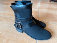 schwarze Stiefelette Damenschuh Schuh gr. 38 Hessen - Wölfersheim Vorschau