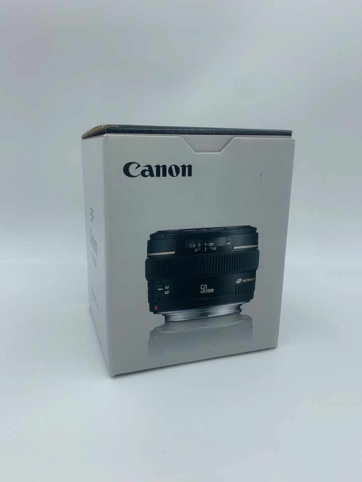 ✅ Canon EF 50 mm F/1.4 USM Objektiv (NEU/OVP) in Bad Herrenalb