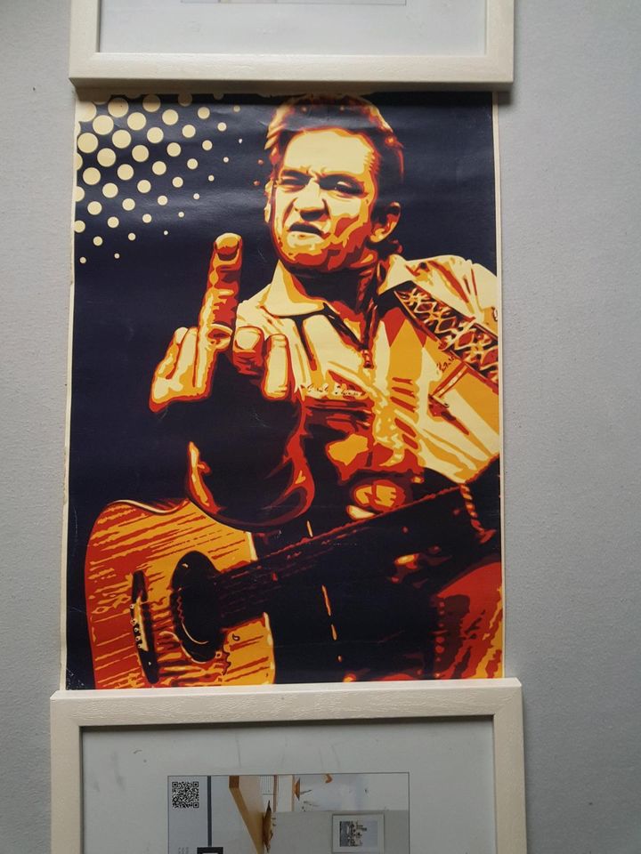 Cooles Johnny Cash Poster 30x45 cm in Marburg