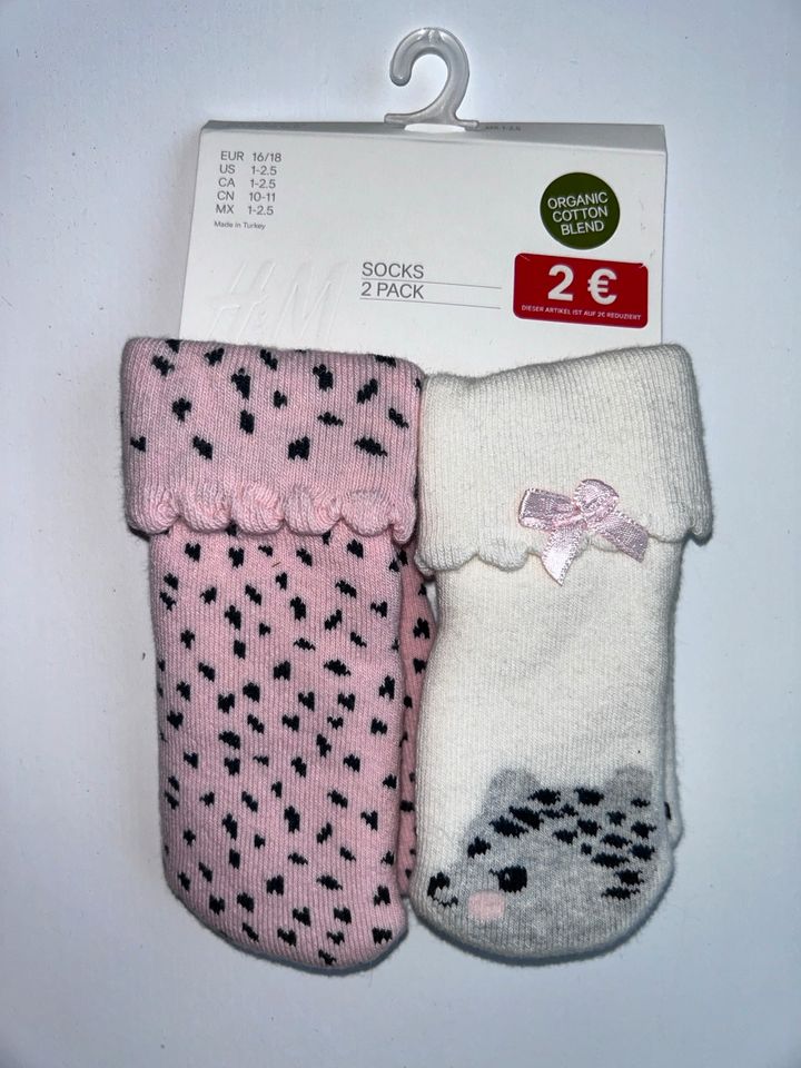 neue Socken • H&M • Katze • Gr. 16/18 • in Wiesbaden