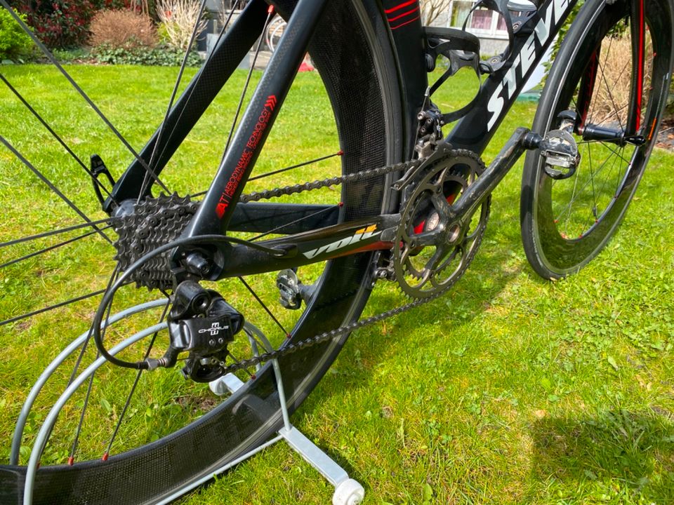 Triathlon Aero Bike Stevens Volt Größe M mattschwarz in Weinheim
