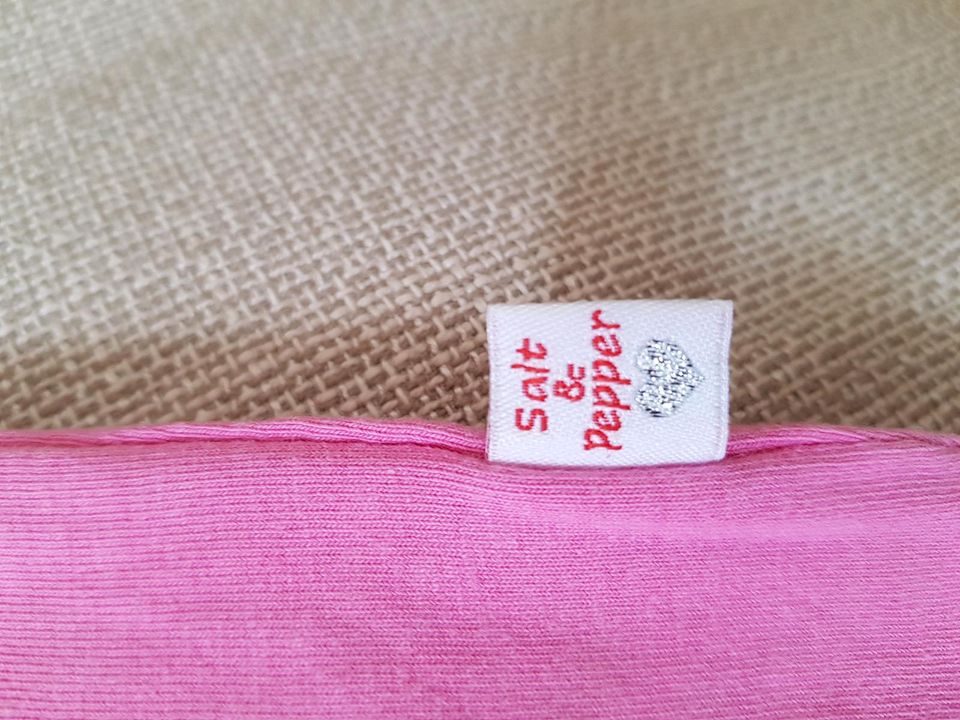 T-Shirt Mädchen Größe 110 "Salt and Pepper" rosa in Großhansdorf