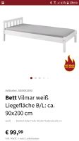 Kinderbett Vilma 90x200 cm Neu inklusive Lattenrost in Neu! Nordrhein-Westfalen - Hamm Vorschau