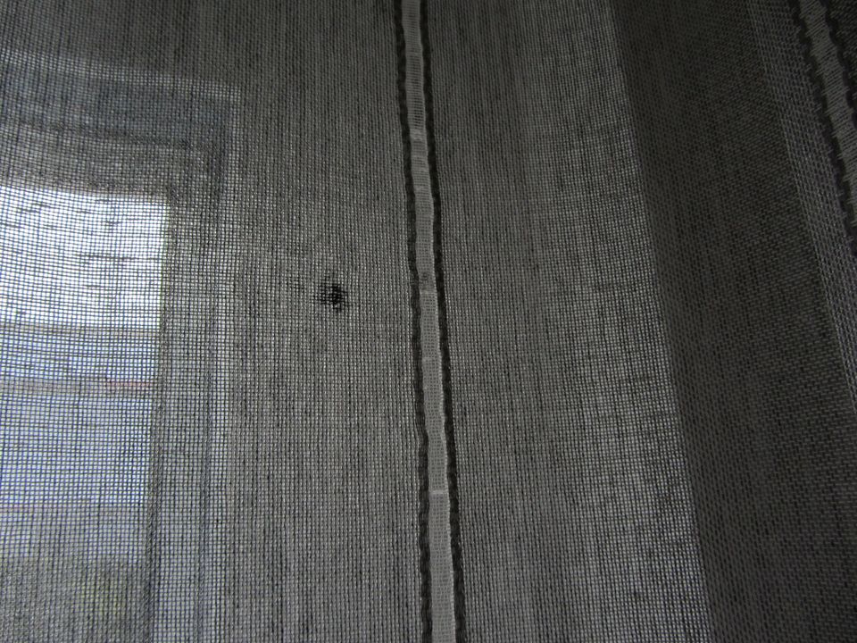 ADO Gardine/Vorhang, 2,35 x 2,31 m, Grau m. Streifen in Nürtingen