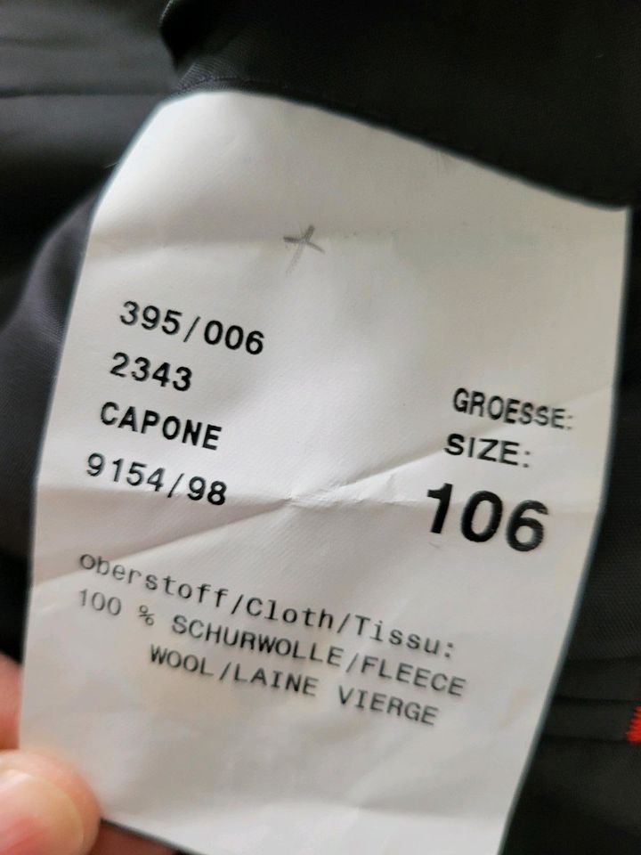 Erdmann Cinque 100% Schurwolle Jacket Sakko Anzug Jacke Gr 54 L in Hannover
