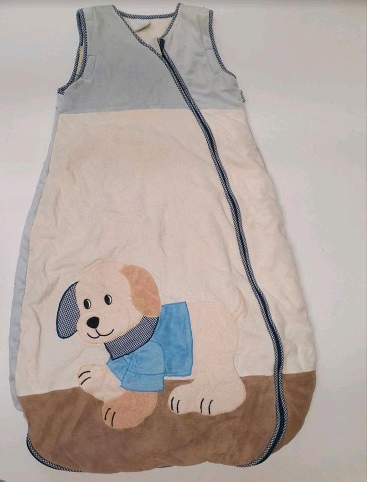 Schlafsack Sterntaler Hund 90 cm, Ärmel abnehmbar in Hamburg