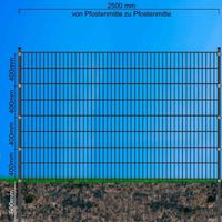 10m Doppelstabmattenzaun 1230 mm 6/5/6 Klemmplatten Nr.73 Rheinland-Pfalz - Brücken (Pfalz) Vorschau