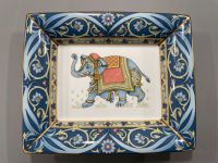 Tablett, Wedgwood, Porzellan Bone China, Blue Elephant 1993 Nordrhein-Westfalen - Schloß Holte-Stukenbrock Vorschau