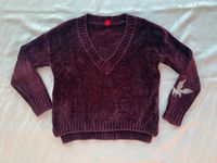 weinroter Chenille-Pullover mit Paillettenvogel, s.Oliver, Gr 152 Bayern - Thyrnau Vorschau