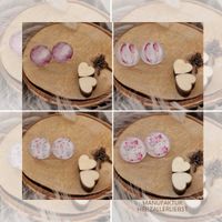 Handmade Schmuck Ohrstecker Cabochon Ohrringe ❤️ Federn Parfüm Sachsen - Hohenstein-Ernstthal Vorschau