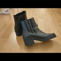 Schwarze Lederstiefeletten Gabor Bayern - Petersaurach Vorschau