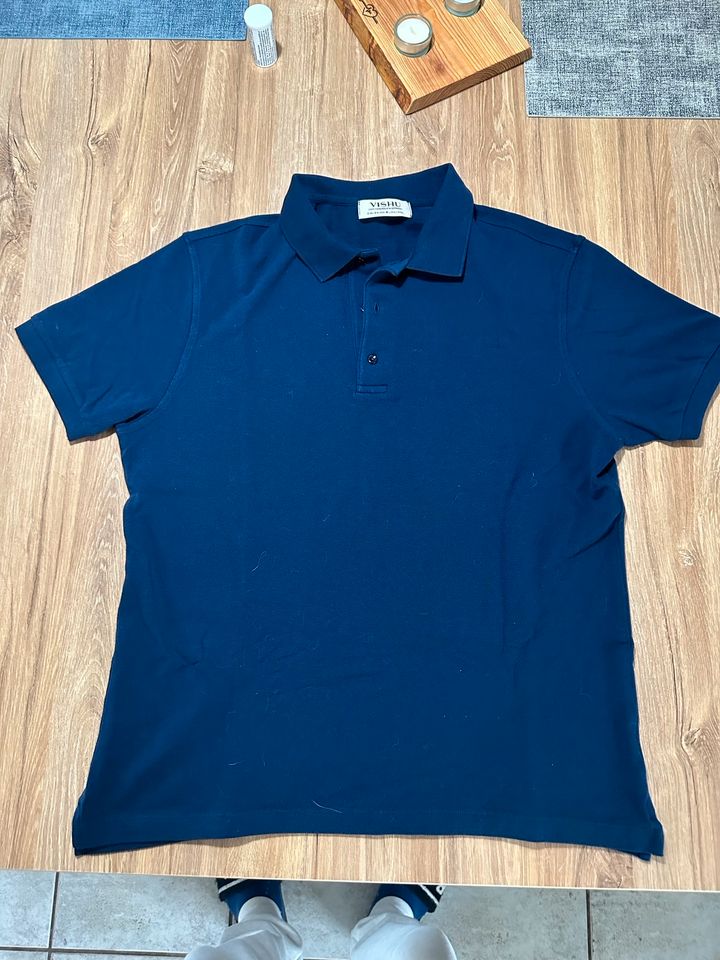 Vishu Poloshirt | dunkelblau | Gr. L/ Gr.Xl in Ibbenbüren