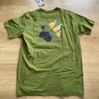 Jack Wolfskin T-Shirt mit Tatze Wandershirt Grün Neu L Baden-Württemberg - Baden-Baden Vorschau