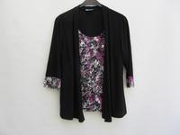 Shirtjacke mit Top schwarz pink weiß kleine Pailletten Canda 46 Nordrhein-Westfalen - Bad Oeynhausen Vorschau