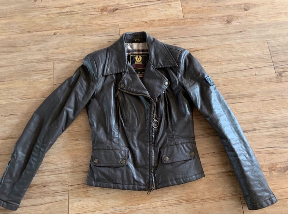 Belstaff Jacke Damen 38 „Sammy Miller Blouson 1955“ Dunkelbraun in Donaueschingen