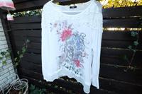 BIBA Tunika, Bluse tragbar in  XL 44 46 weiss Brandenburg - Parsteinsee Vorschau