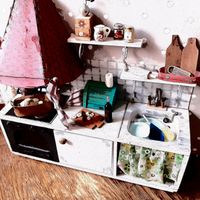 DIY Puppenhaus Miniatur Küche  für Sammler Schaufenster Sachsen-Anhalt - Diesdorf Vorschau