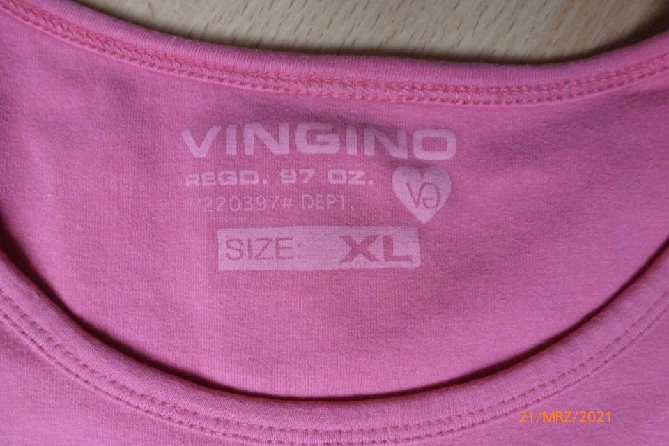 VINGINO Mädchen Kurzarm T-Shirt Gr. XL (146)* prink * TOP * in Velbert