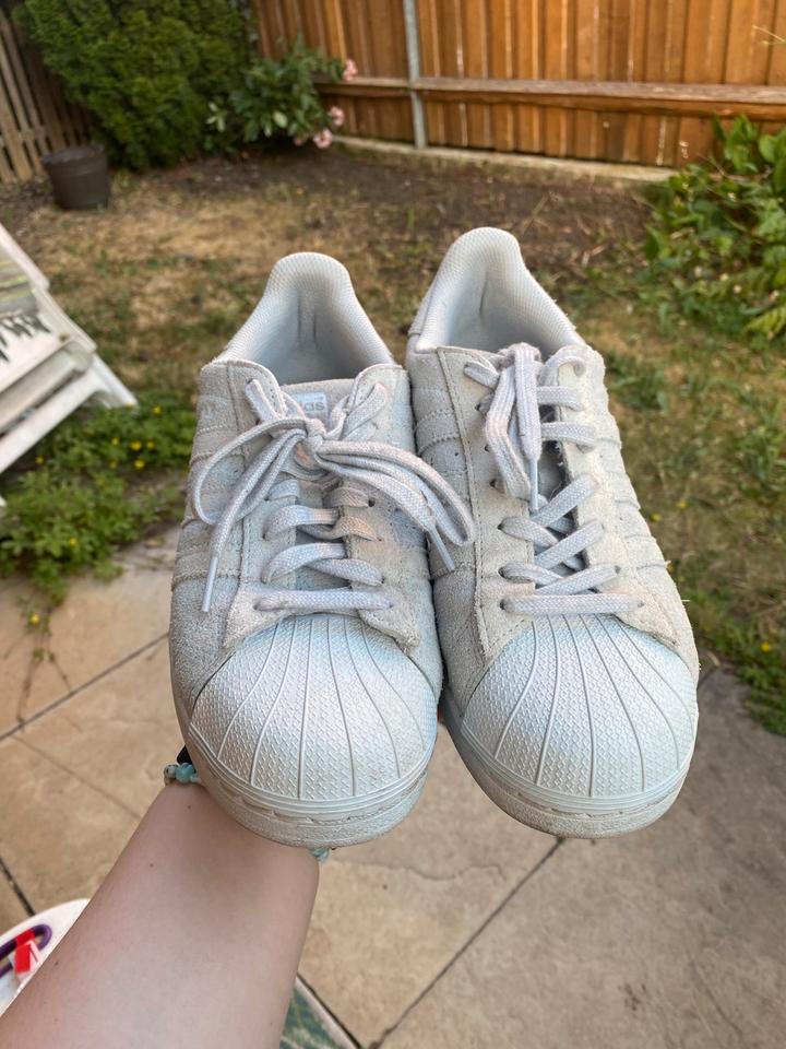 Adidas superstar 40 weiß sales