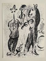 Original Marc Chagall Lithographie 1963 M395 Gaukler Expertise Baden-Württemberg - Neuhausen Vorschau