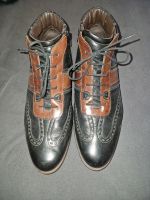 Galizio Torresi Lederschuhe Schwarz/Braun Nordrhein-Westfalen - Siegen Vorschau