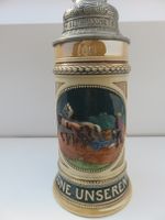 Alter Bierkrug mit Zinndeckel; Sammlerstück Bayern - Augsburg Vorschau