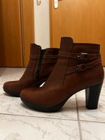 Tamaris Stiefelette 40 braun/cognac Niedersachsen - Gifhorn Vorschau
