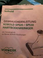 Kobold Hartbodenreiniger SP 520 SD14 Baden-Württemberg - Möckmühl Vorschau