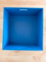 Blaue Holzkiste Bücherbox Wandregal 40 x 38 x 20 cm Bayern - Kissing Vorschau