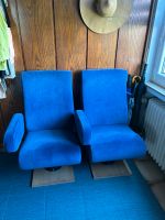 Zweier Sitz Kinosessel blau mit Armlehne Osnabrück - Hasbergen Vorschau