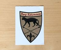 AUFKLEBER BURG KATZENSTEIN - DISCHINGEN STAUFER WAPPEN Baden-Württemberg - Korntal-Münchingen Vorschau