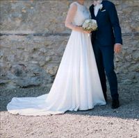 Brautkleid mit Spitze und abnehmbaren Überrock Bayern - Eichstätt Vorschau
