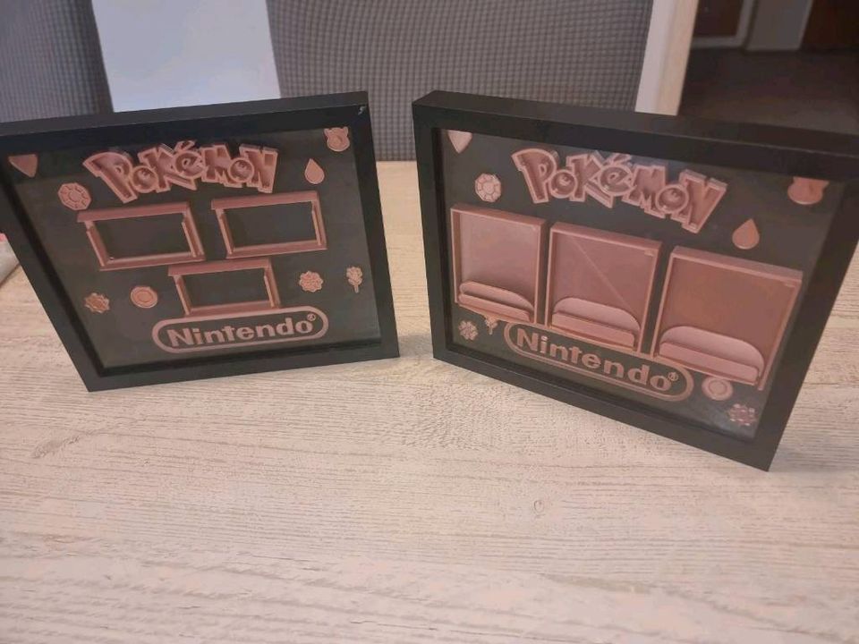 Pokemon Editionen Bilderrahmen (Gold,Silber,Gelb,Blau etc) in Waxweiler