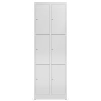 Schließfachschrank 6 Fächer Spind 180x60x50cm grau X-520320 Nordrhein-Westfalen - Krefeld Vorschau