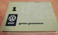 Reparaturheft VW Dienst genau genommen 1 Januar 1961 Baden-Württemberg - Baltmannsweiler Vorschau