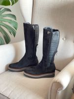 Stiefel Leder Schwarz Designer Loretta Pettinari Baden-Württemberg - Weinheim Vorschau