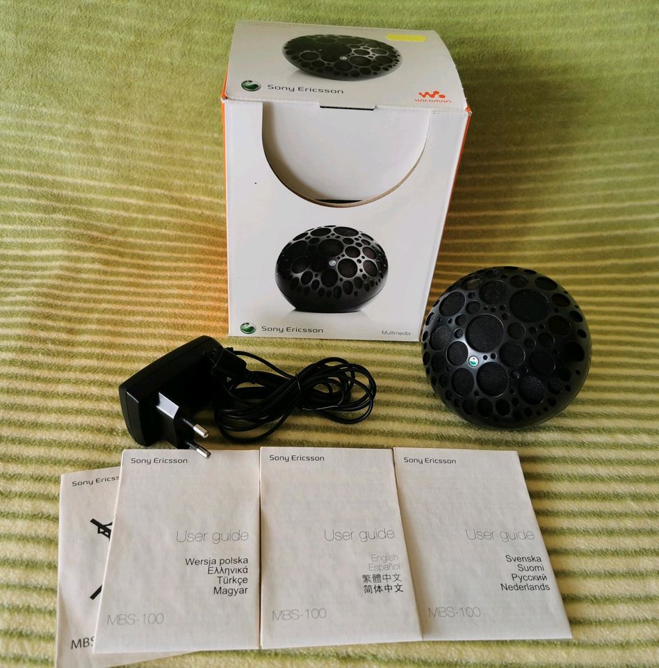 Sony Ericsson Portable Bluetooth Speaker Lautsprecher Box MBS-100 in Gelnhausen