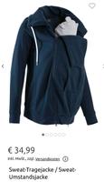 Tragejacke Bonprix 34 blau Umstandsjacke Sweat Hermes Aktion Bayern - Uffenheim Vorschau